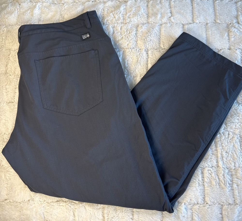 Mountain Hardwear Yumalino Black Fleece Lined Pants Mens 38X 29 Short Court